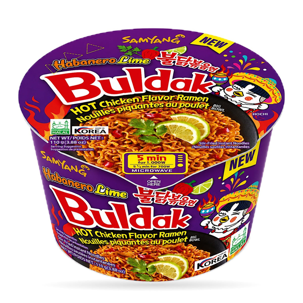 Buldak Variety Flavored Cups