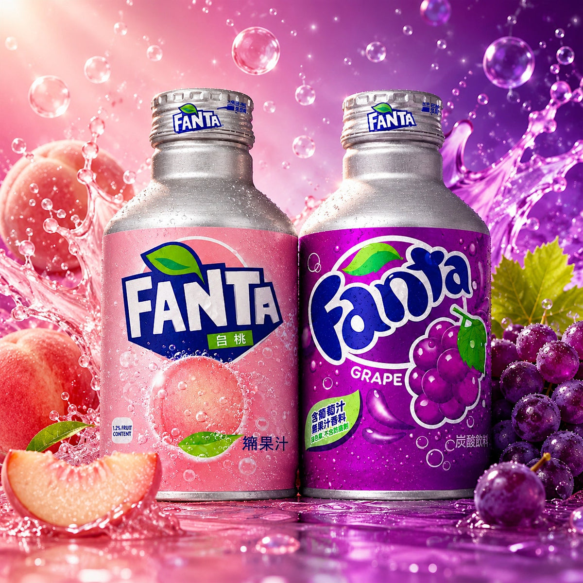 Japanese Fanta Aluminum Soda 300ml