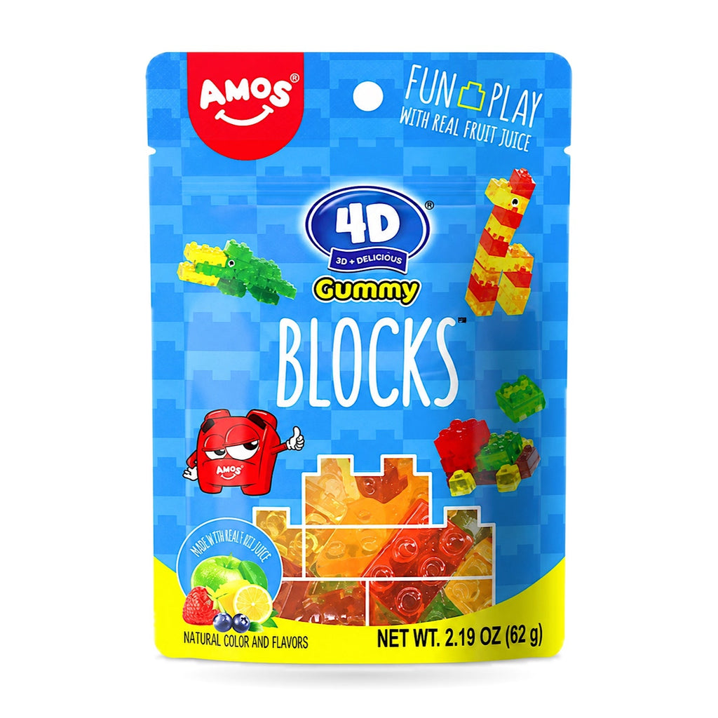 Amos 4D Gummy Candy 6oz Bags